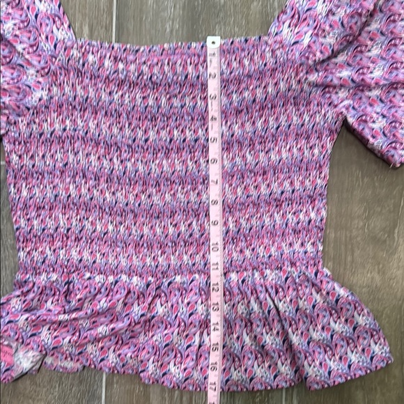 Simply Southern Purple Patterned Blouse - Picture 7 of 8